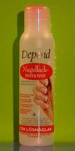 Depend - nail polish remover