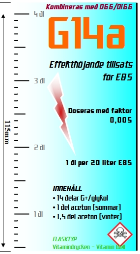 H=12,5 cm & B=6,8 cm gällande Vitamin Well. Under denna bild finns en etikett som passar till flaska för Löfbergs - Caffeine Water (15,7 x 7,17 cm).