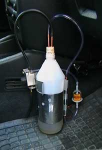 Gas vapour bottle system