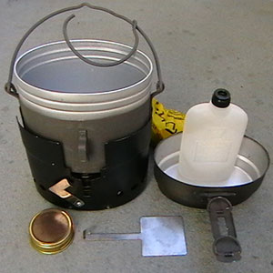 a complete camping stove
